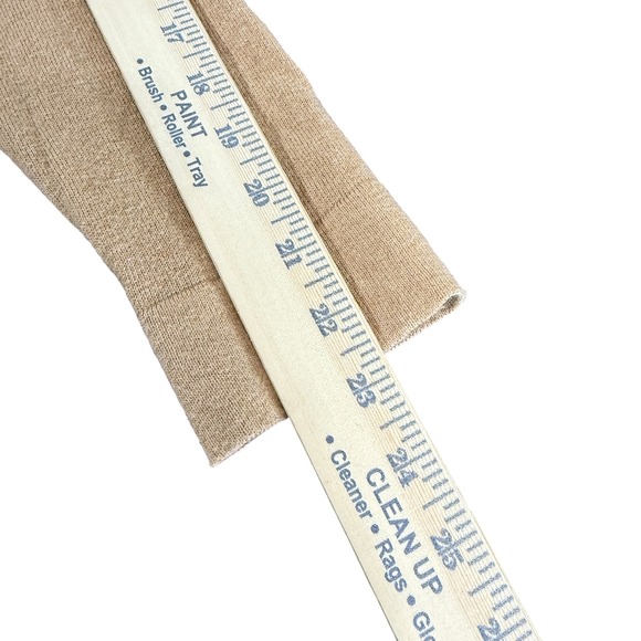 J Crew Teddy Sweater Camel Pink Heart Crew Knit Pullover Pre-Owned Womens M/L - Picture 13 of 13